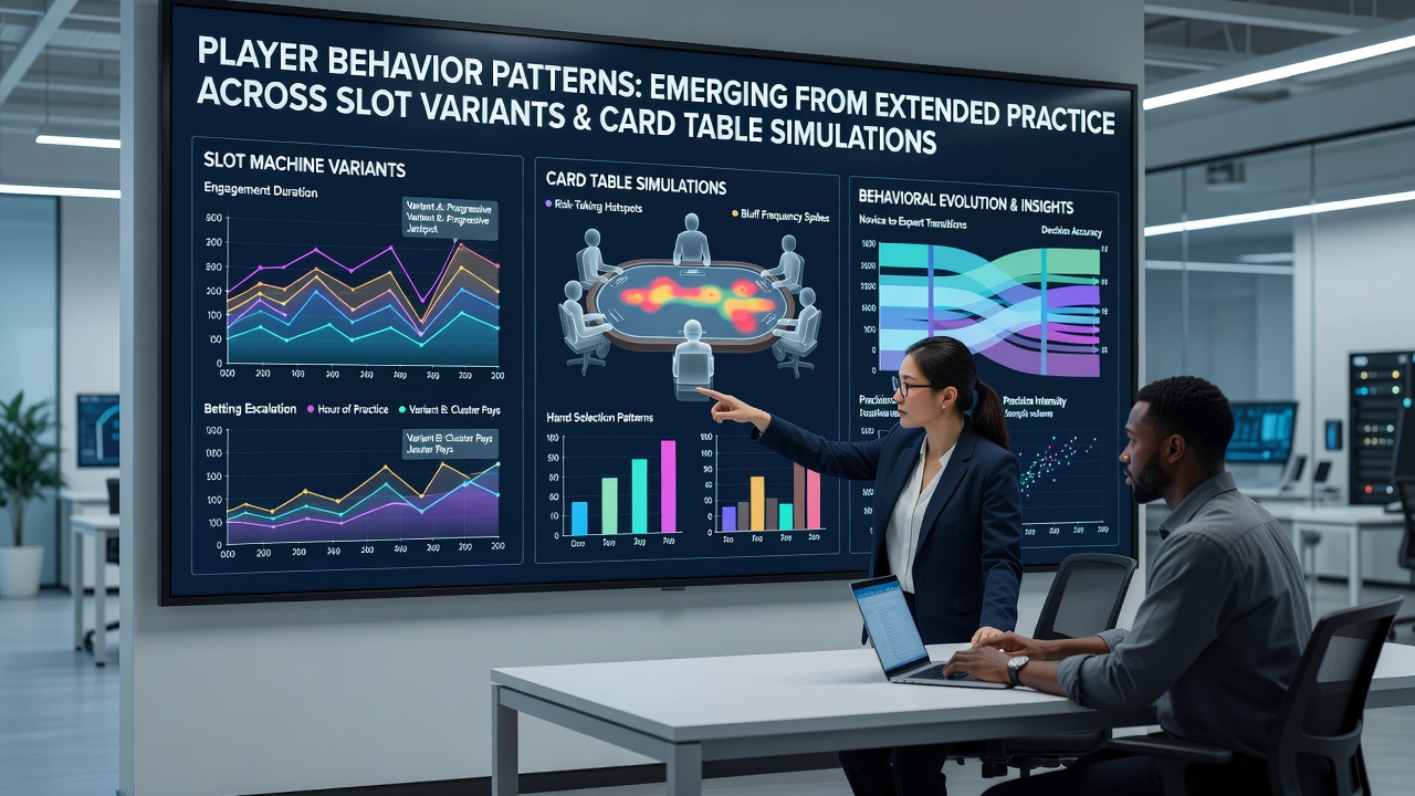 Vergleichende Darstellung von Entscheidungsprozessen in Kartentisch- und Slot-Simulationen