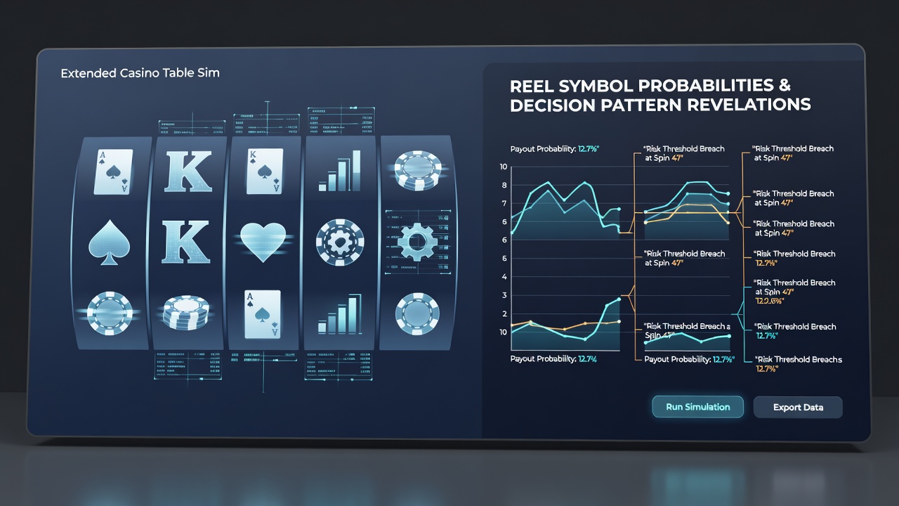 Simulation von Entscheidungsmustern bei Tischspielen mit Symbolwahrscheinlichkeiten